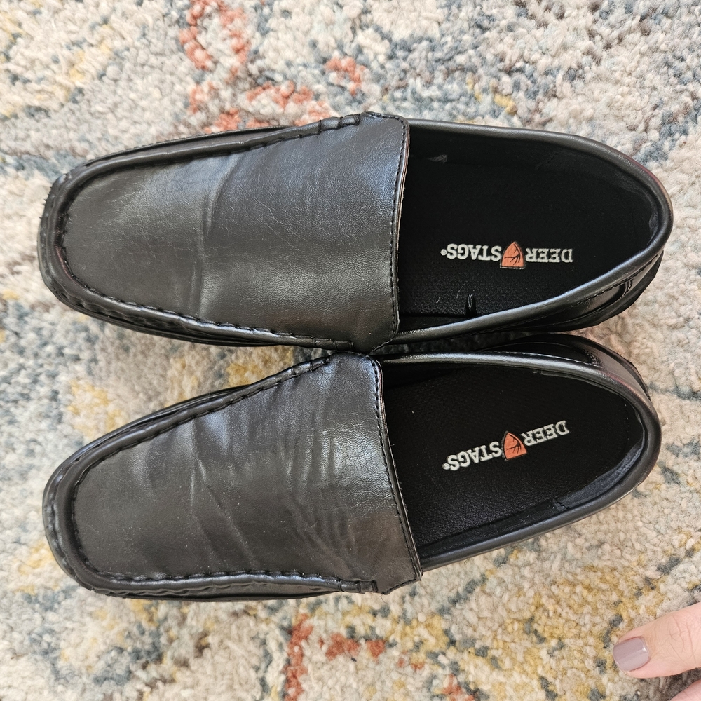 Deer Stags Men's Black Loafers